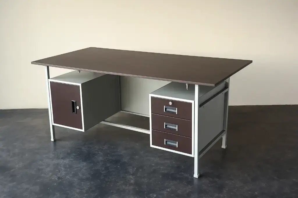 Iron Office Table ( 5_2.5 ) Double Box.webp
