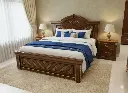 Gold - V - Shape Cot (Queen, Gold - V - Shape Diaomond).webp