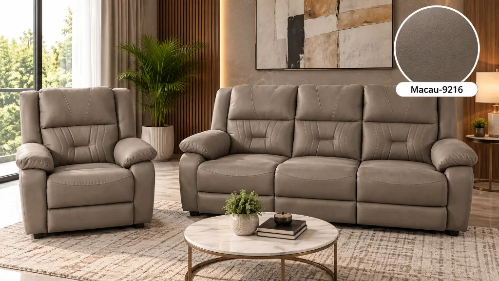 Macau-9216 Taupe Recliner Living Room.webp