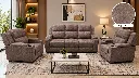 Modern Taupe Recliner Sofa Showcase.webp
