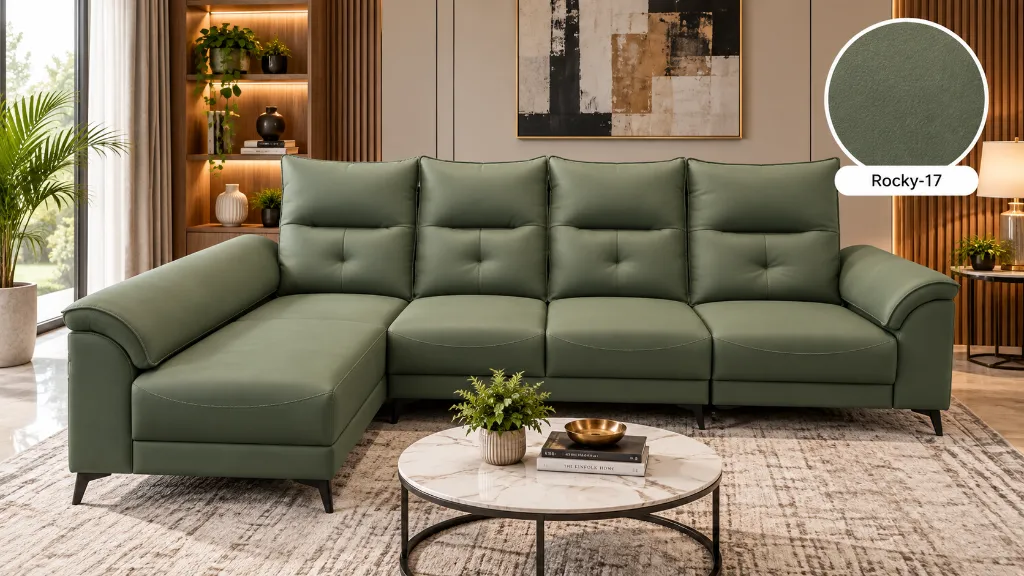 Olive Green Sectional Living Room Showcase.webp