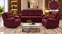 Burgundy Recliner Set in Modern Living Room.webp
