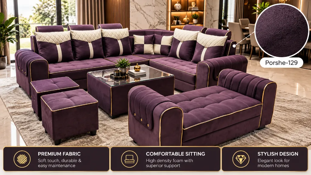 Luxurious Plum Sectional Sofa Showcase.webp