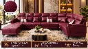 Luxury Burgundy Leather Sofa Living Room.webp