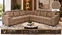 Porshe-111 Taupe Sectional Living Room.webp