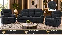 Charcoal Recliner Sofa Showroom Display.webp