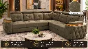 Olive L-Shaped Sofa Luxury Showcase.webp