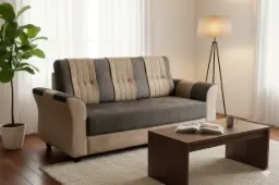 Fish Button Model Sofa – 3 Seater