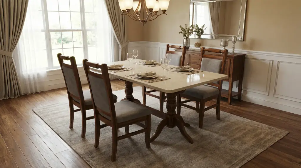 Single Roller Dining (4 SEATER RECTANGLE)