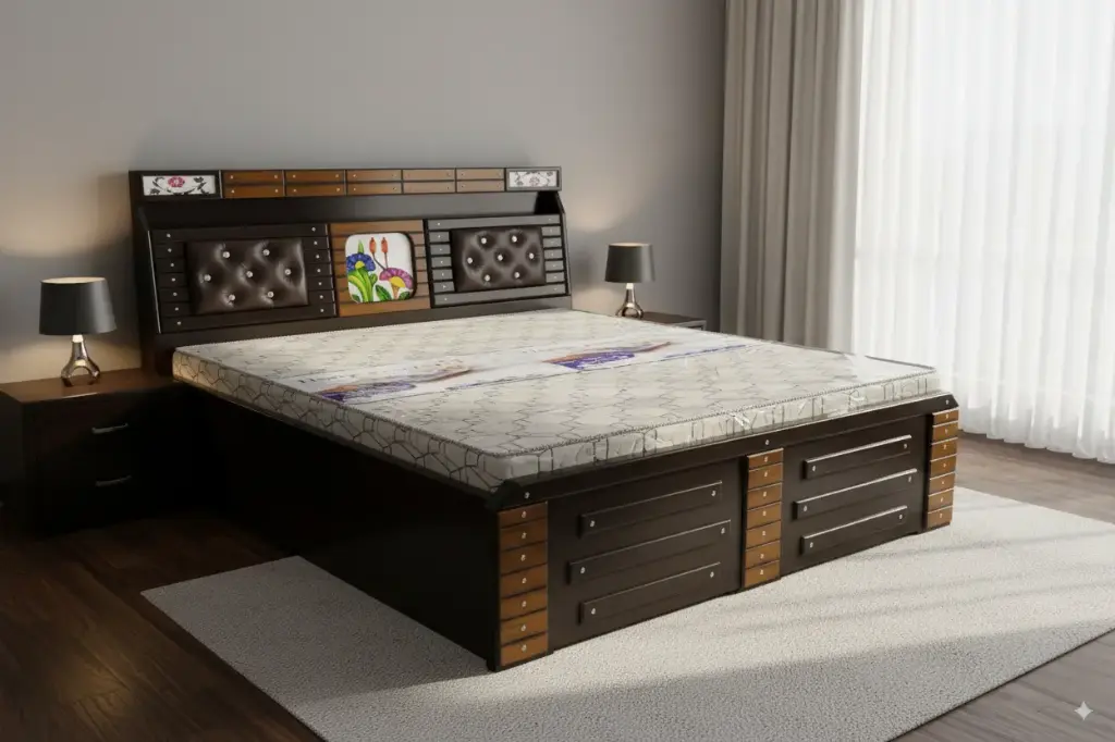 Floret Cot (QUEEN, NO STORAGE)