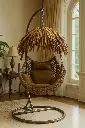 #68 Brown Hanging Chair