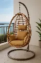 #45 Brown Hanging Chair