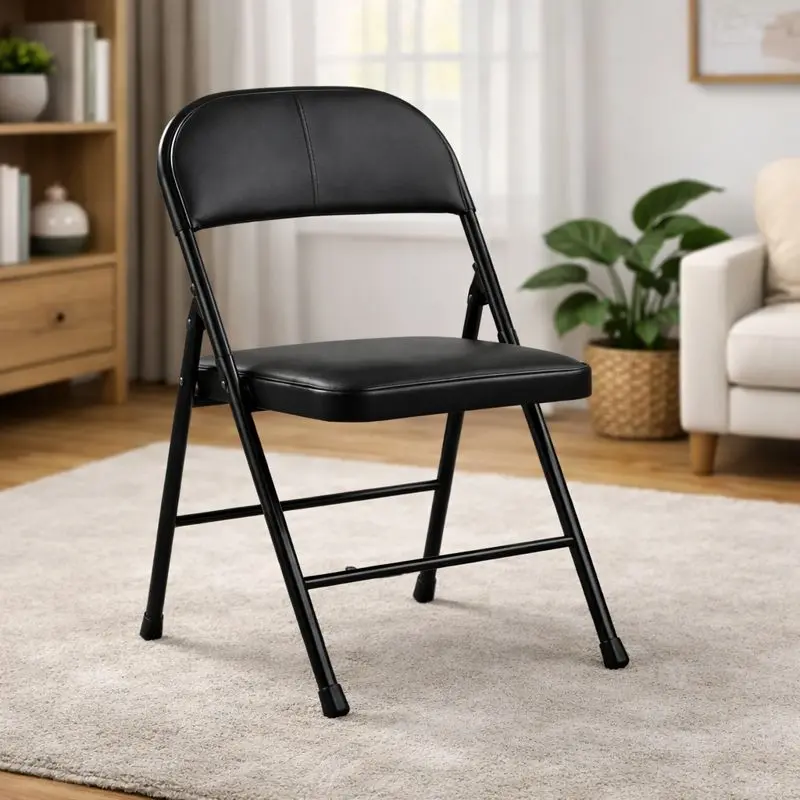 బ్రిడ్జ్ ఫోల్డింగ్ చైర్ (Bridge Folding Chair) (బ్లాక్)