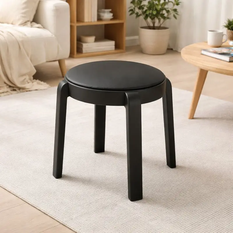 Cushion Stool (Black)
