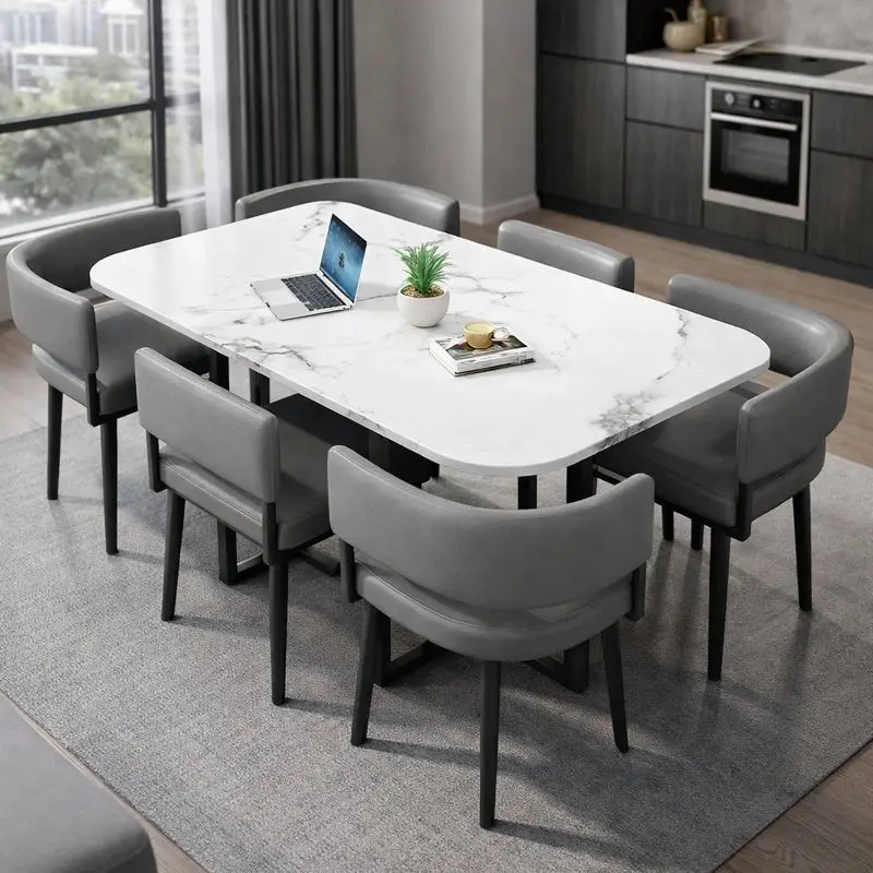 GL+WM - డైనింగ్ టేబుల్ (GL+WM - Dining Table)
