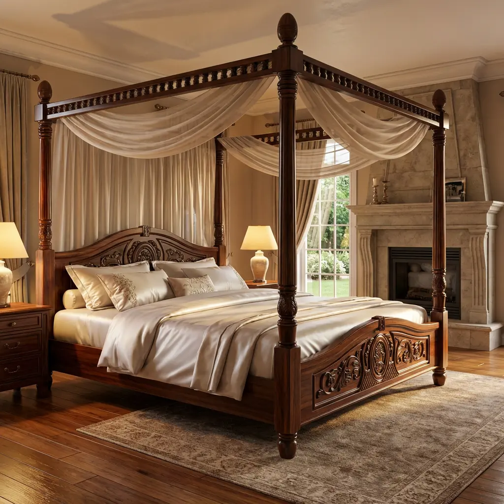 Rosewood Poster Bed