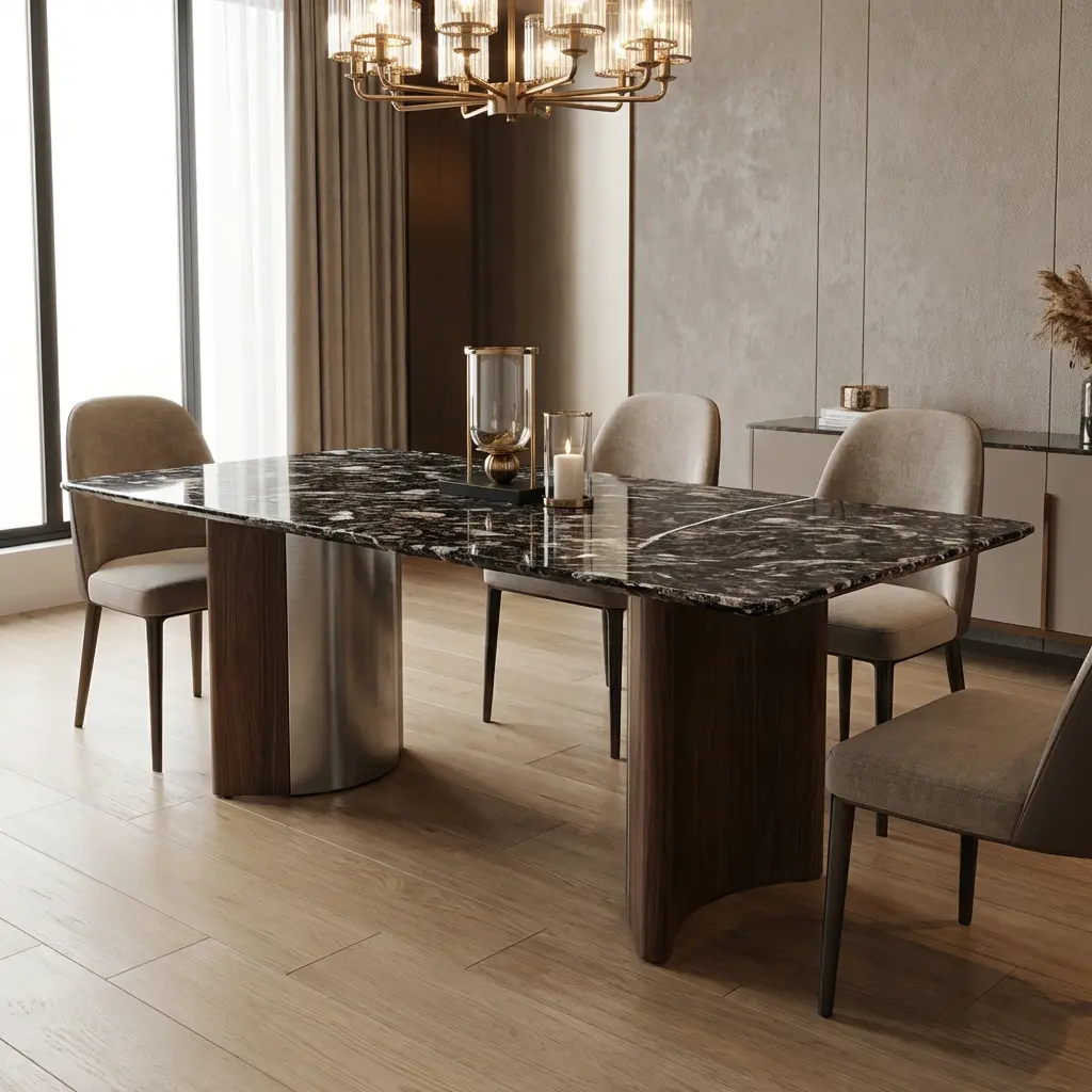 YB-72 - డైనింగ్ టేబుల్ ( 180*90 ) (YB-72 - Dining Table ( 180*90 ))