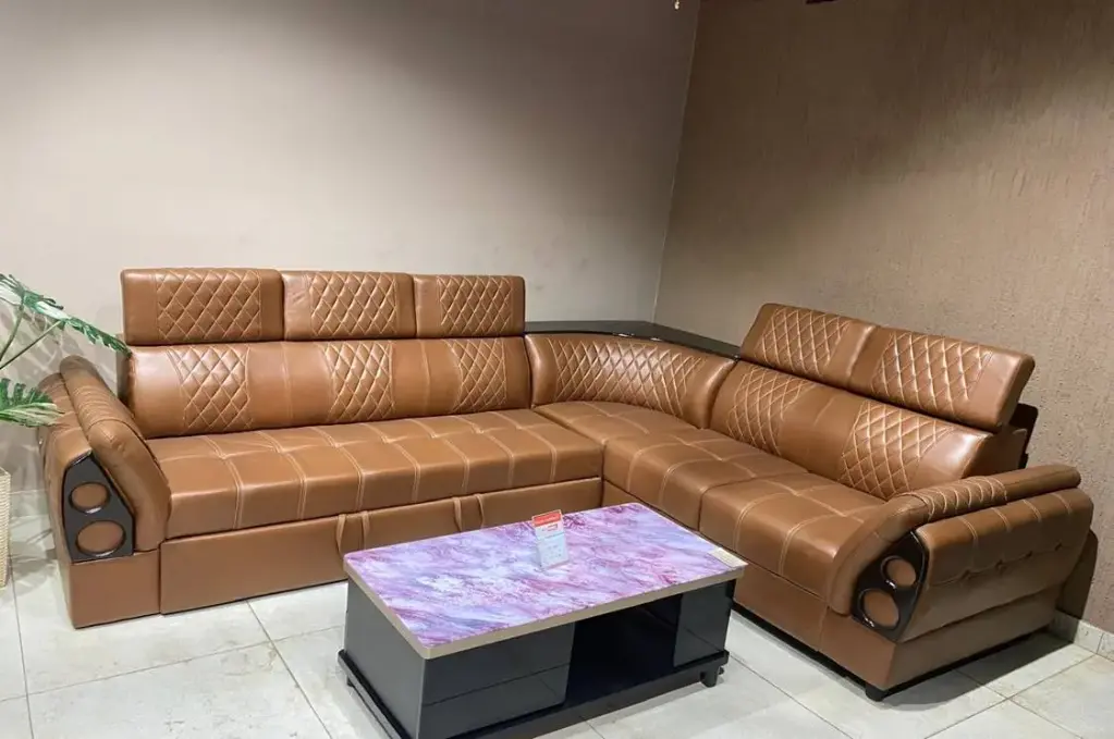 CIRUS CORNER SOFA CUM BED
