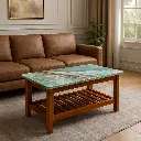 మార్బుల్ టాప్ టీపాయ్ (Marble Top Teapai)