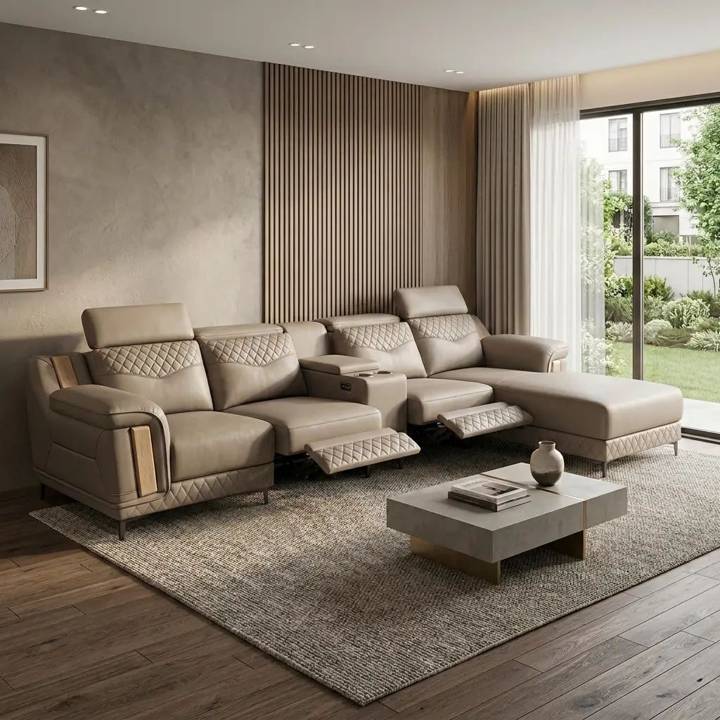 Cairo Corner (Motorised Recliner with Oneside Arm)