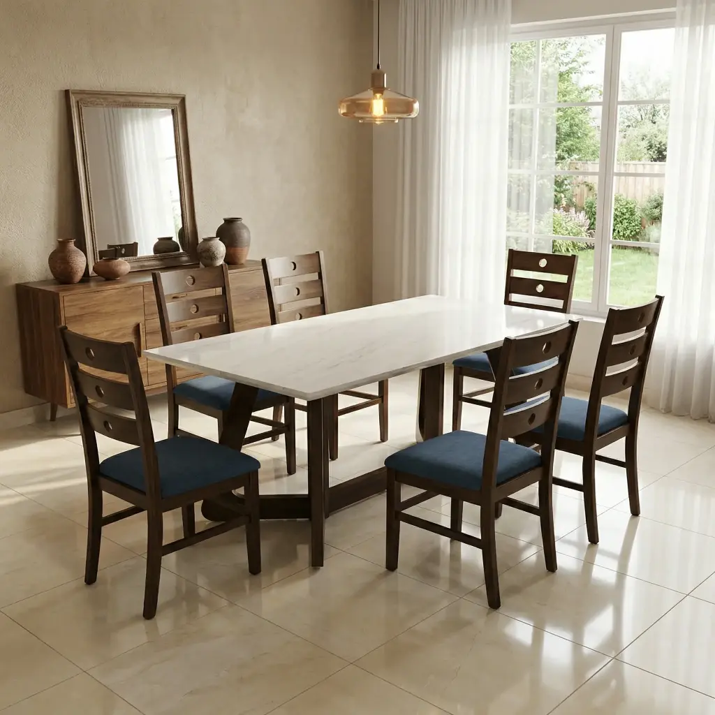  Steaman Table + Gibson Chair