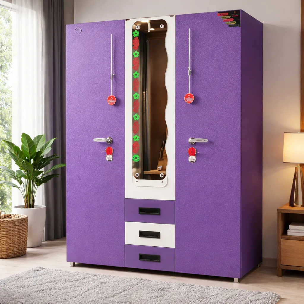 త్రీ డోర్ వార్డ్‌రోబ్ (Three Door Wardrobe)