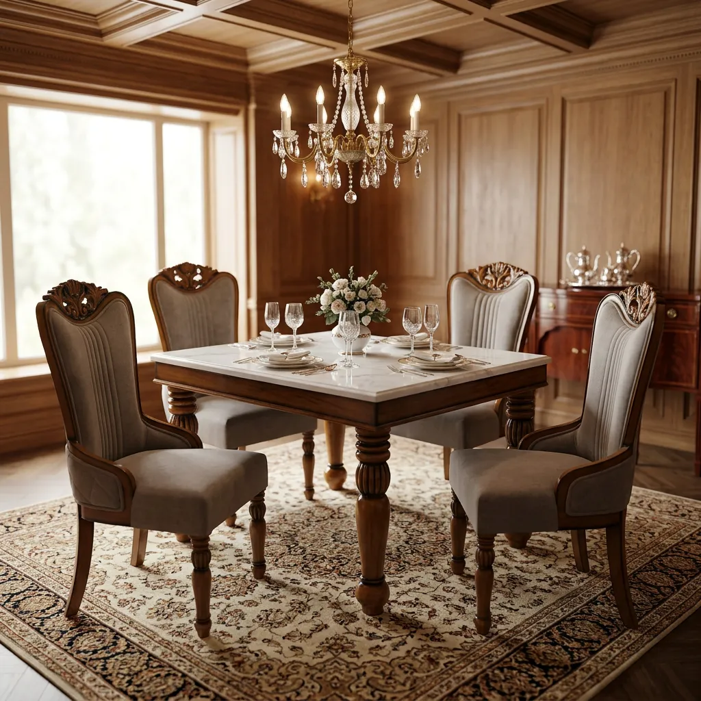 లోటస్ డైనింగ్ సెట్ (Lotus Dining Set) (4-సీటర్)