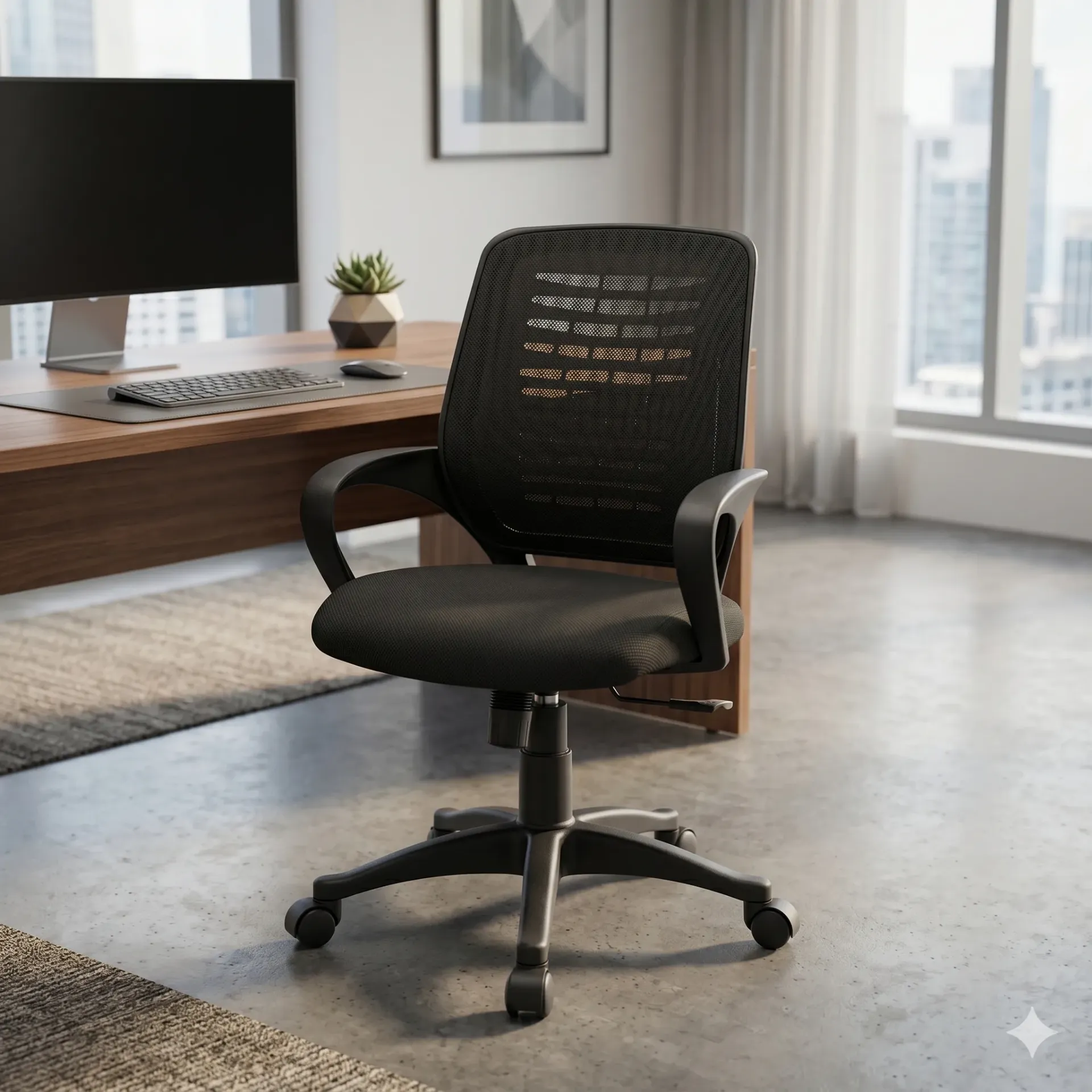 805 Netted MB Chair (Black)