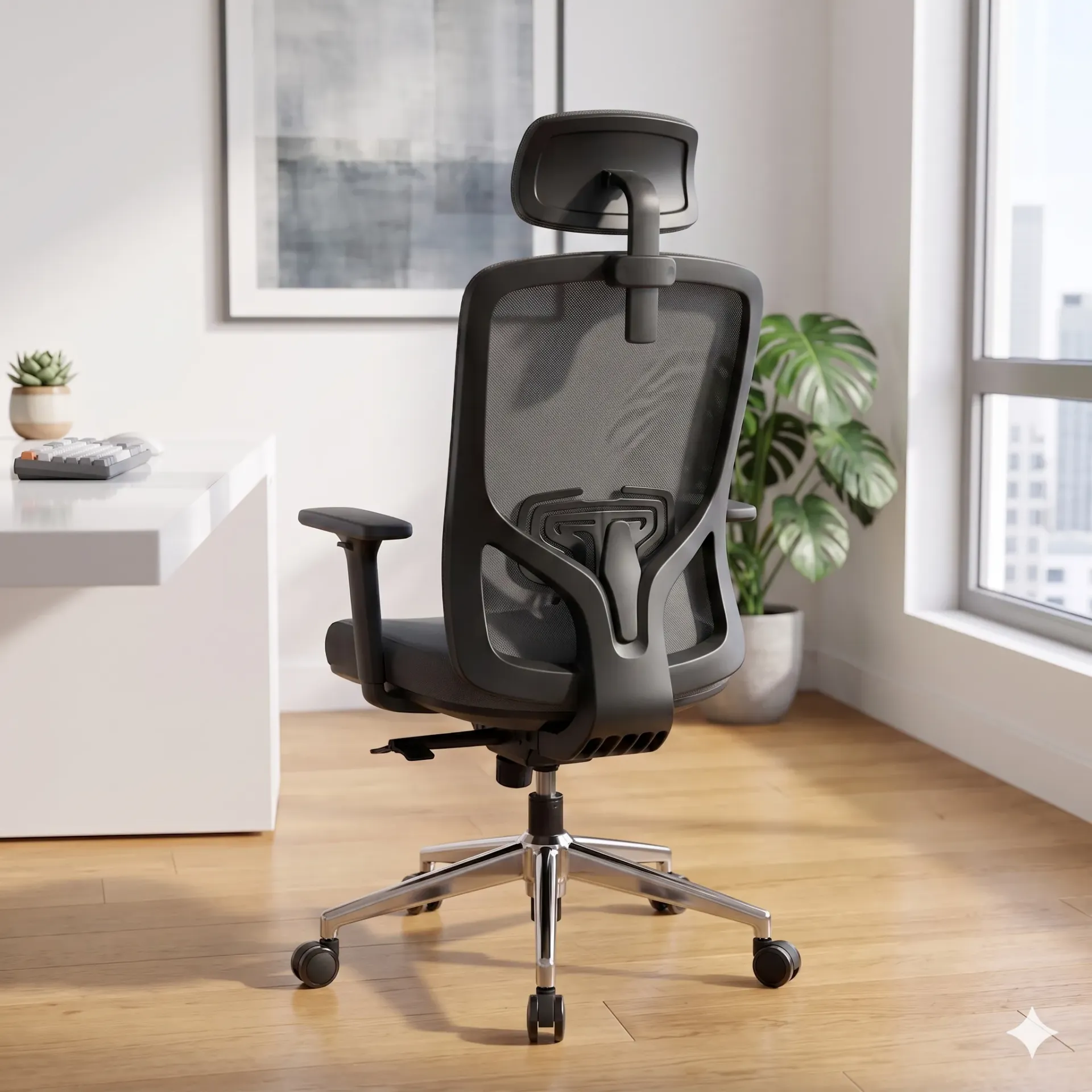 Scallop HB Chair (Black)