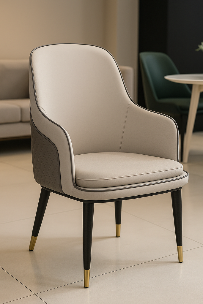 డార్క్ గ్రే డైనింగ్ చైర్ (Dark Grey Dining Chair)