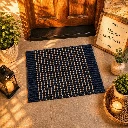 5705 Handmade Floral Mat