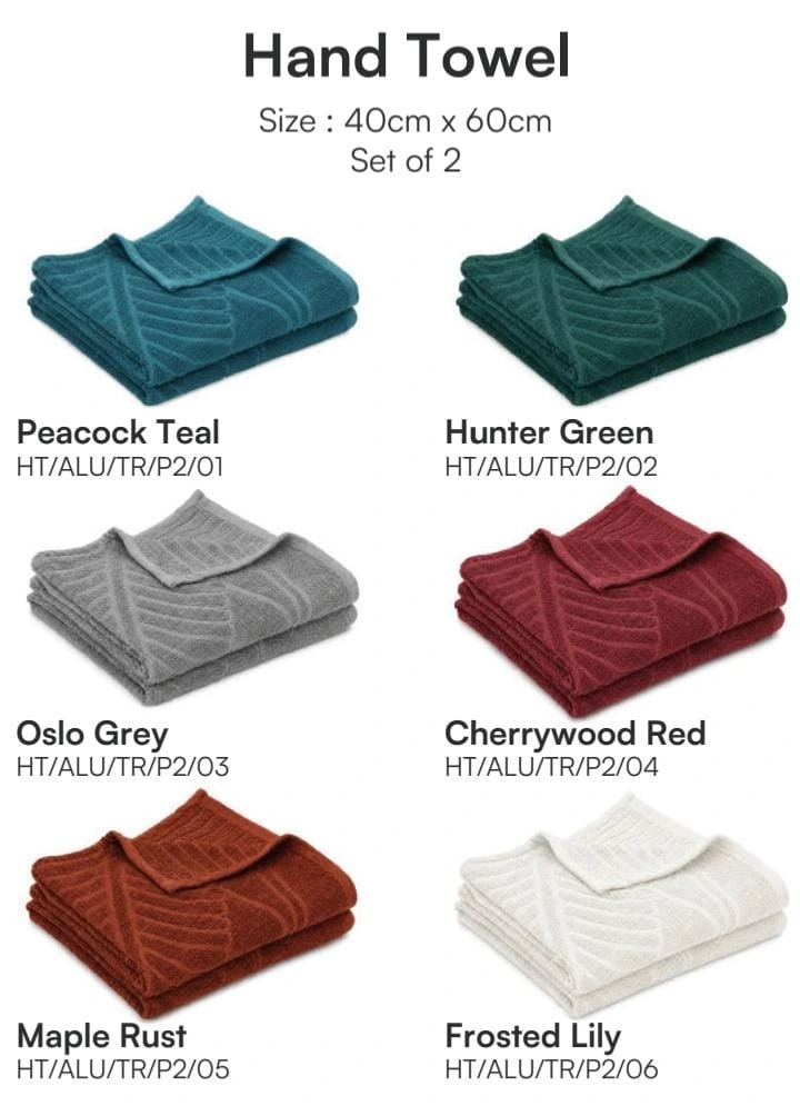 Aloe Fern Terry Hand Towel