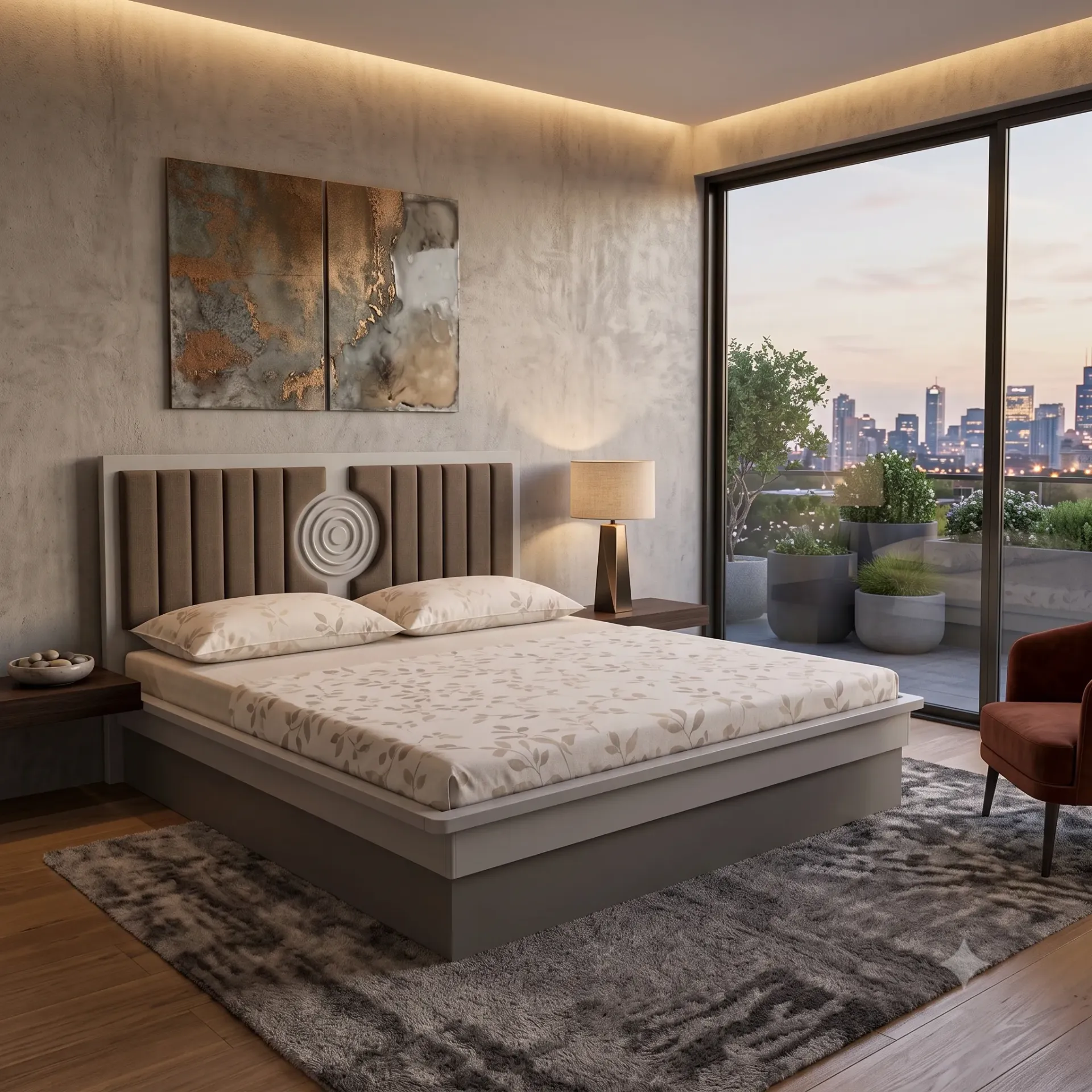 17024 - Bedroom Set (King)