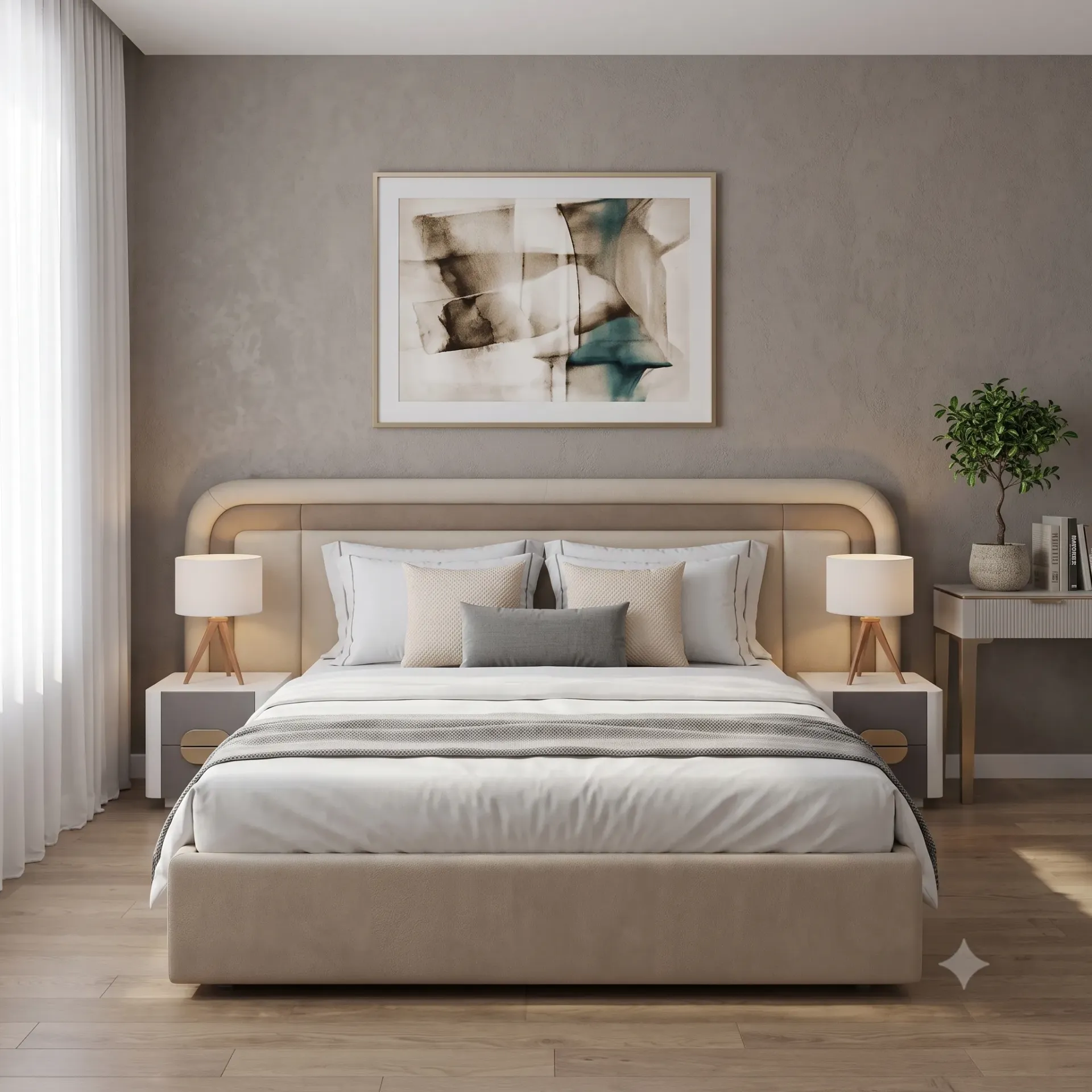 45005 - Bedroom Set (King-1.8)