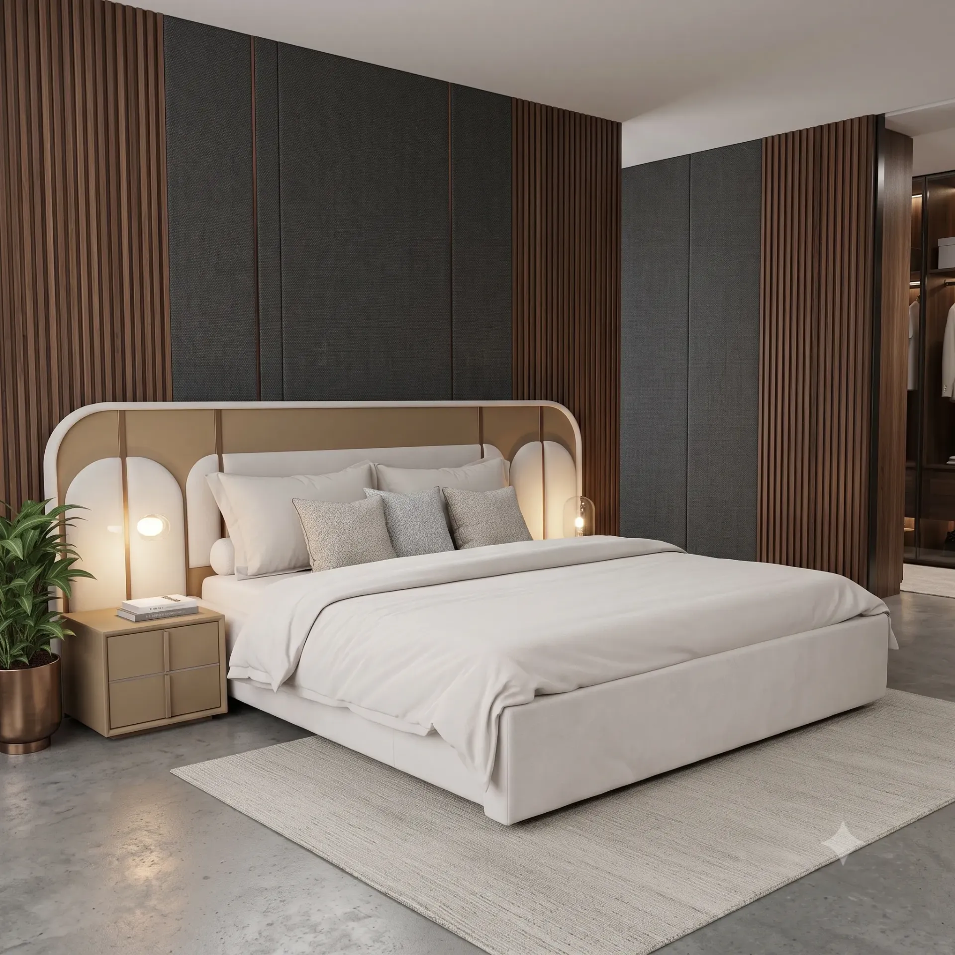 45006 - Bedroom Set (King-1.8)