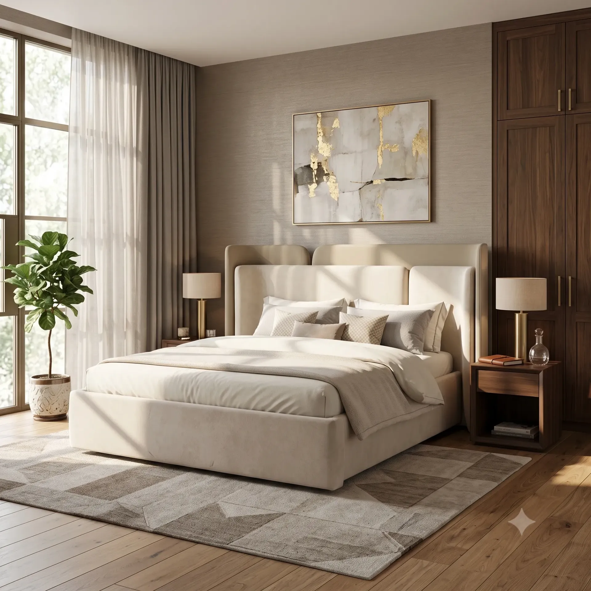 45002 - Bedroom Set (King-1.8)