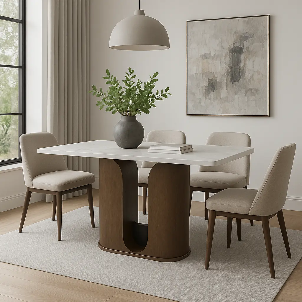 #1.8M-2 T681+XXM డైనింగ్ టేబుల్ (#1.8M-2 T681+XXM Dining Table)