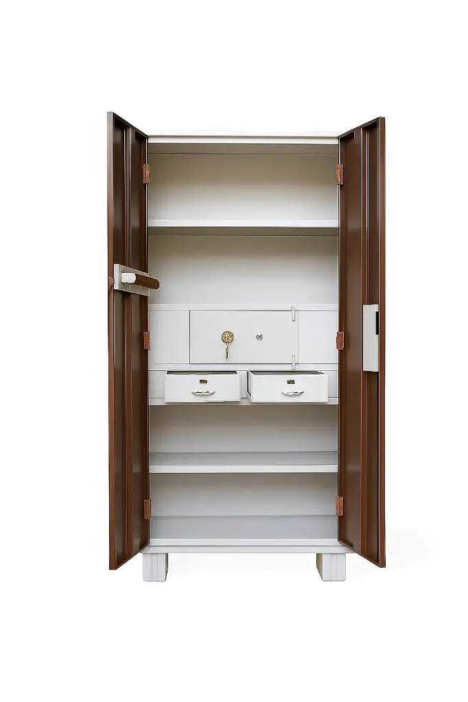 E1-FD-DD ఫుల్ డ్రెస్సింగ్ డబుల్ డ్రాయర్ (E1-FD-DD Full Dressing Double Drawer) (బ్రౌన్)