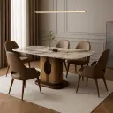 LuxeStone Dining Set