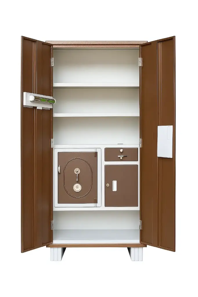 E1-IB హాఫ్ డ్రెస్సింగ్ - బాక్స్ డ్రాస్ (E1-IB Half Dressing - Box Draws) (బ్రౌన్)
