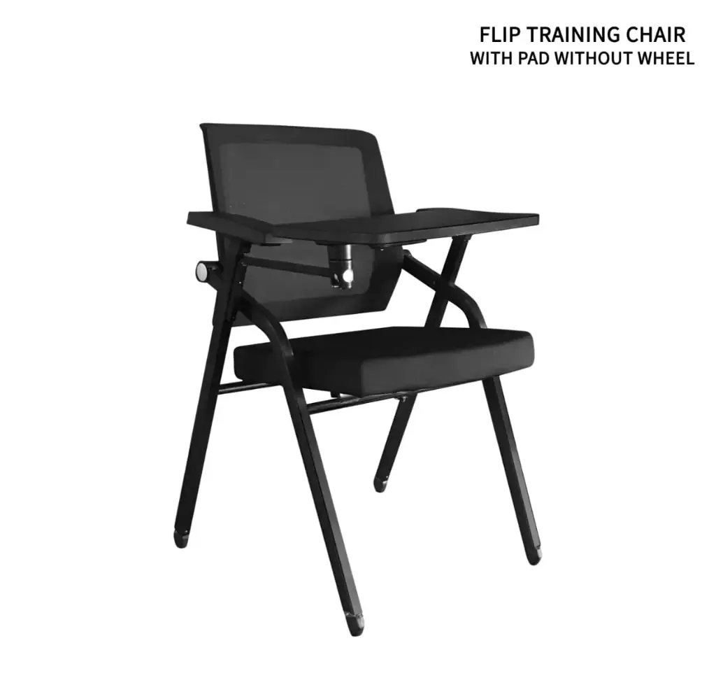 Flip Study Chair (WITH PAD & WITHOUT WHEELS)