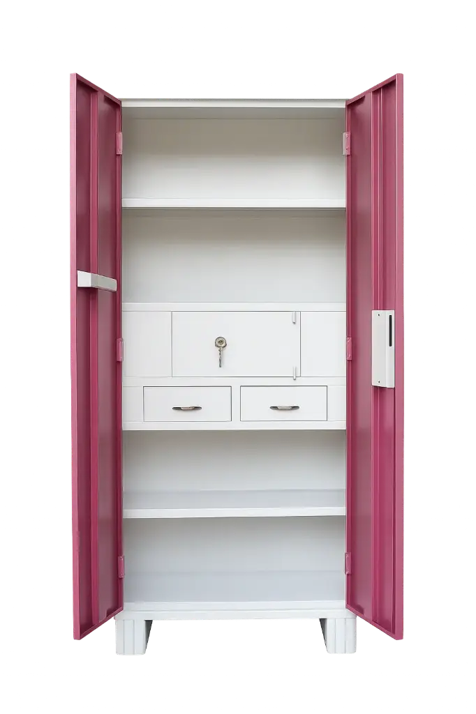 E2-FD-DD ఫుల్ డ్రెస్సింగ్ డబుల్ డ్రాయర్ (E2-FD-DD Full Dressing Double Drawer) (బ్రౌన్)