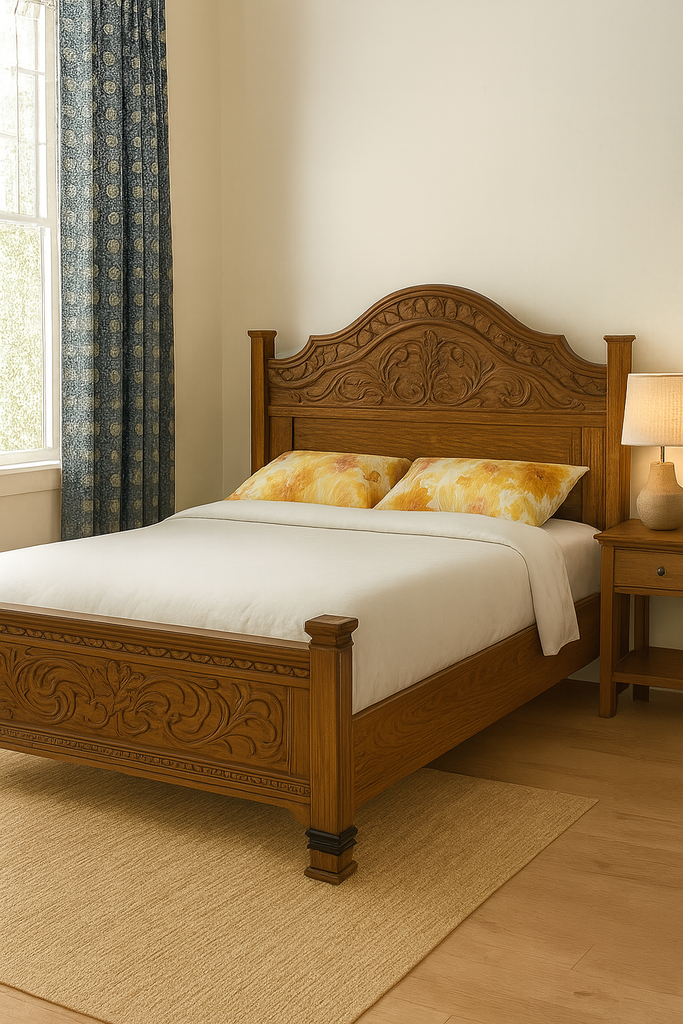 Neela Teakwood Cot