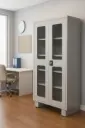 E1-PG Glass Door Plain