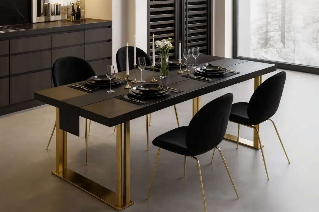 111 – PVD Dining, Center, & Corner Table Set