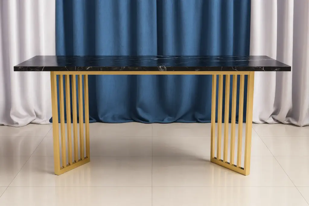 112 – PVD Dining, Center & Corner Table Set (Dining PVD G/RG)