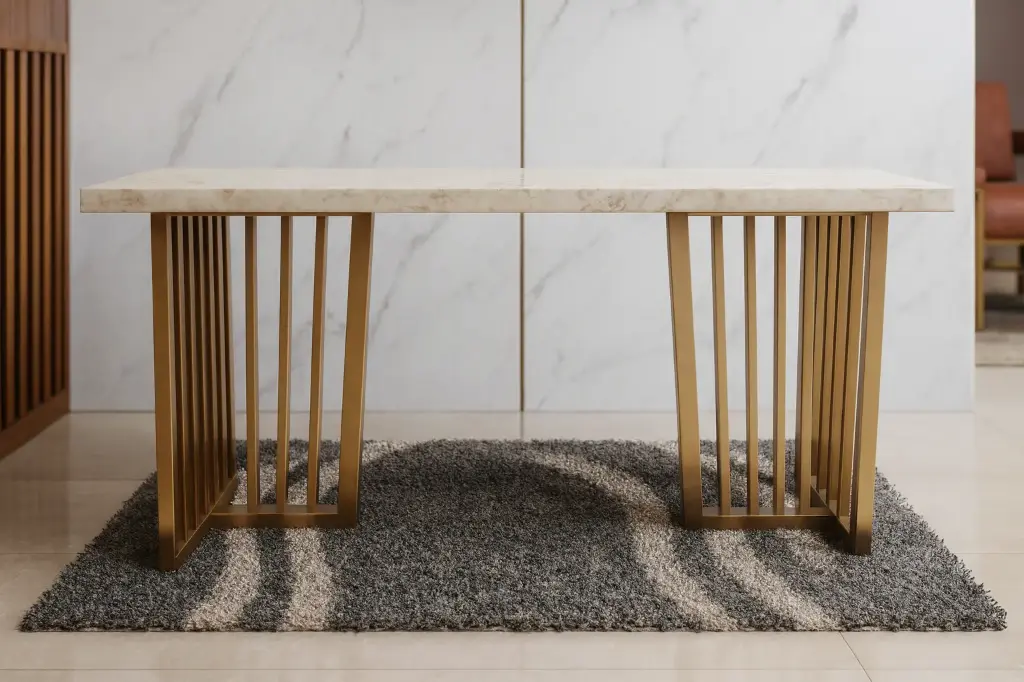 129 – PVD Dining, Center & Corner Table Set