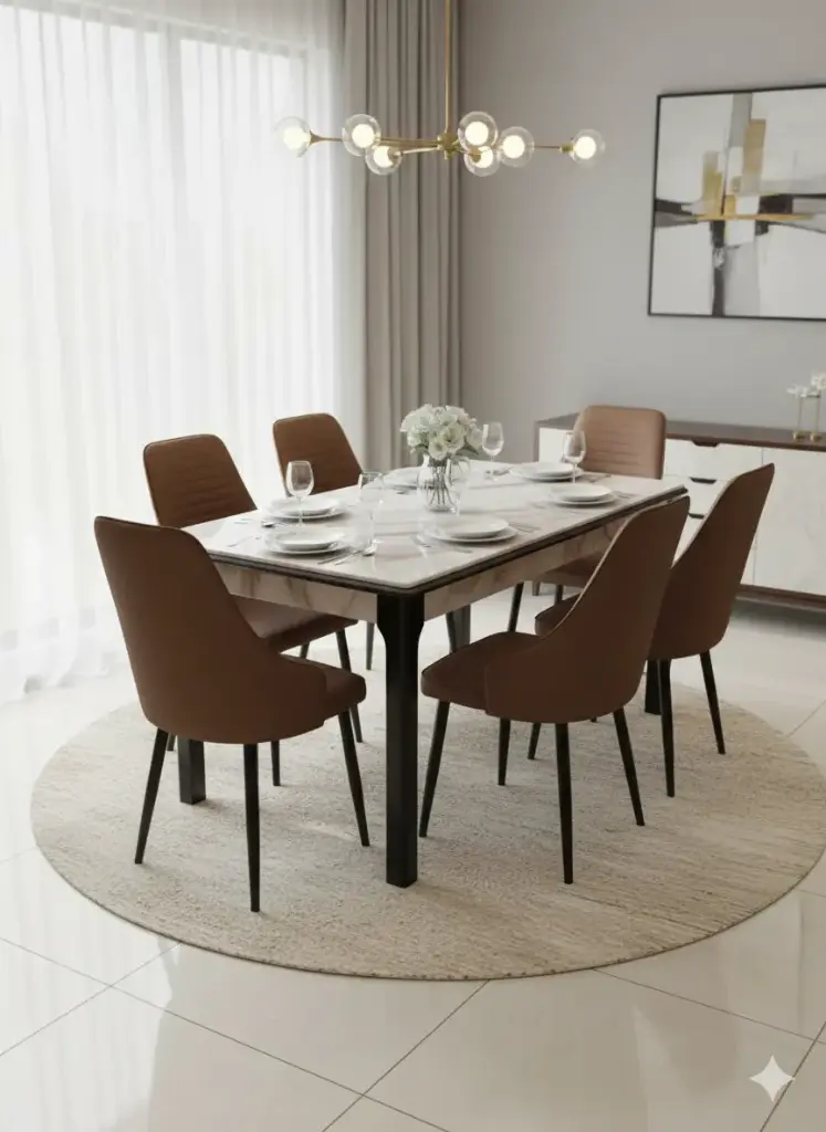 K-Series Dining Table Set (K39 - DT ( 130*80 ))