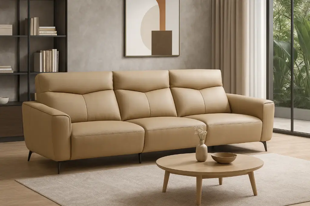 #272 ముషీ సోఫా ఫోషాన్ (#272 Mushi Sofa Foshan) (3+2 సోఫా సెట్ · డబుల్ ఆర్మ్‌రెస్ట్స్ · స్టాండర్డ్ డిజైన్ #Q46)