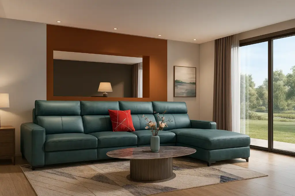 #58 Mushi Sofa Foshan (“3+2 / Double armrests without functions #03)